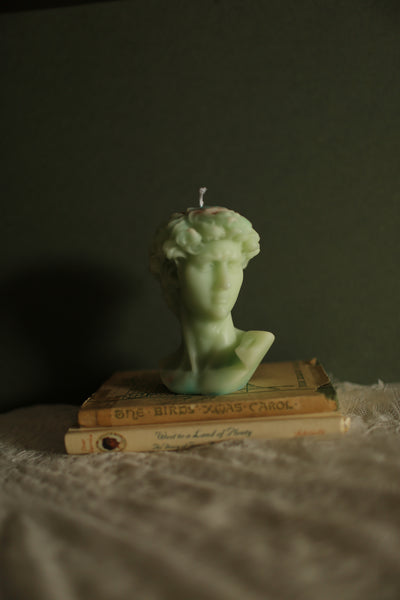 David Bust Candle