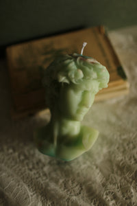 David Bust Candle